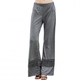 Women's Comfy Lace Wide Leg Loose Trousers(S-XL)