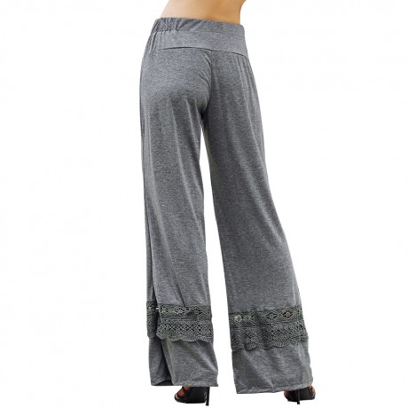 Women's Comfy Lace Wide Leg Loose Trousers(S-XL)