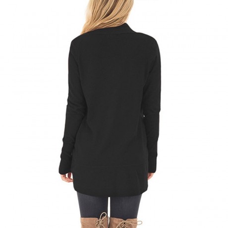 Womens Casual Soft Sweater Open Front Cardigan Pullover Blouses(S-XL)