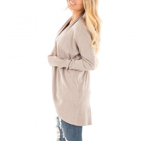 Womens Casual Soft Sweater Open Front Cardigan Pullover Blouses(S-XL)