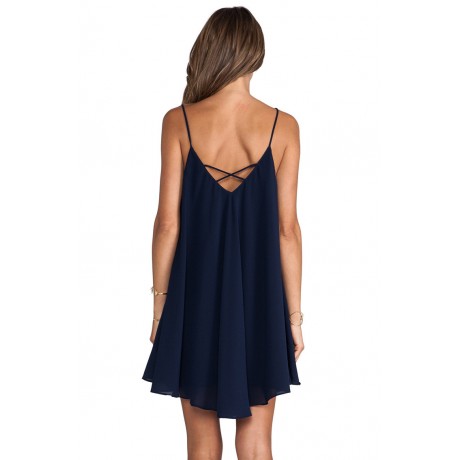 Women's Deep V Neck Adjustable Spaghetti Straps Summer Dress Sleeveless Sexy Backless   Party Dresses(s-xxl)