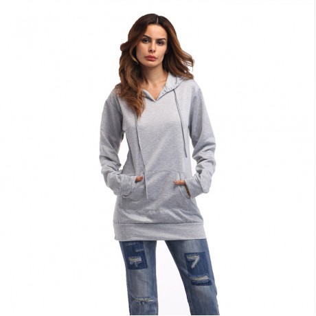 Women's Thin Cotton Pullover Hoodie Sweater(s-xl)