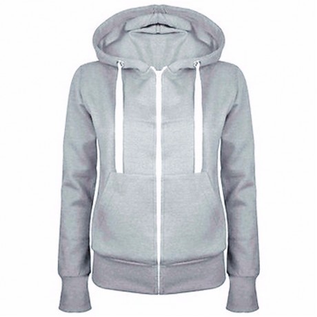Lightweight Thin Zip-up Hoodie Jacket for Women with Plus Size (s-xxl)