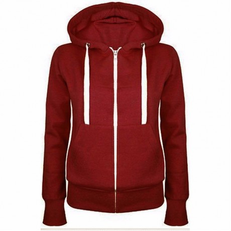 Lightweight Thin Zip-up Hoodie Jacket for Women with Plus Size (s-xxl)