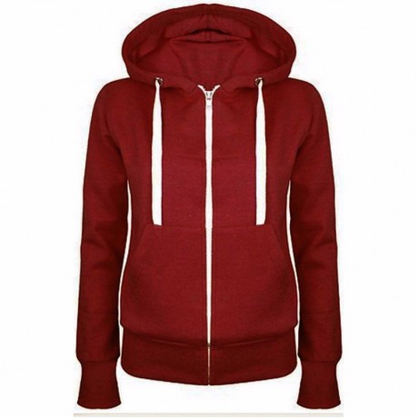 Lightweight Thin Zip-up Hoodie Jacket for Women with Plus Size (s-xxl)