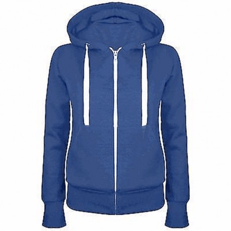Lightweight Thin Zip-up Hoodie Jacket for Women with Plus Size (s-xxl)
