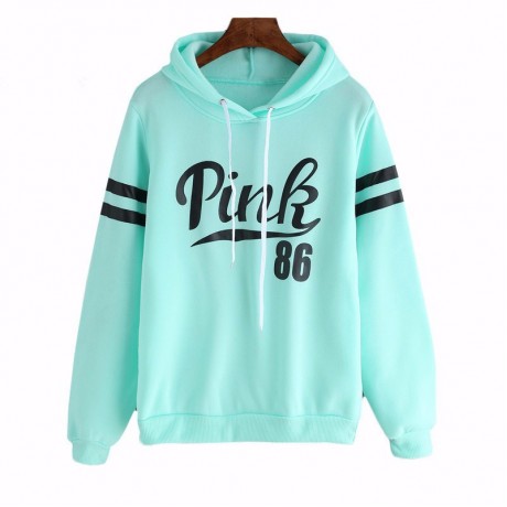 Women's Letter Printing Sweatshirt Long Sleeve Loose Pullover Hoodies Shirt