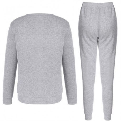 Spring Square Letter Printing Sweatershirt Crewneck + Elastic Waist Pants Suits 2PCS Tracksuit Sweatsuit(s-xl)