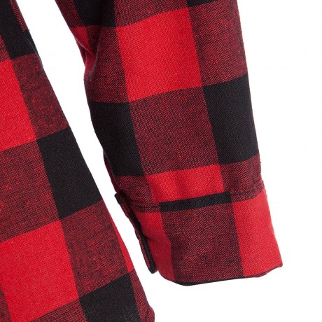 Women's Plaid Shirt Long Sleeve Casual Blouses Shirts College Style (M-XXL)