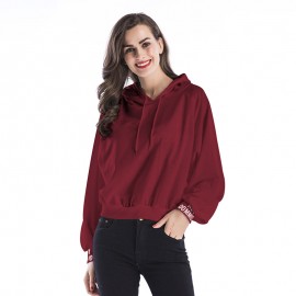 Spring Autumn Women's Long Sleeve Sweatshirt Pullovers Hoodies Blouse Tops(M-XXXL)