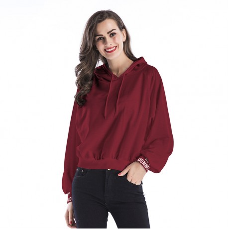 Spring Autumn Women's Long Sleeve Sweatshirt Pullovers Hoodies Blouse Tops(M-XXXL)