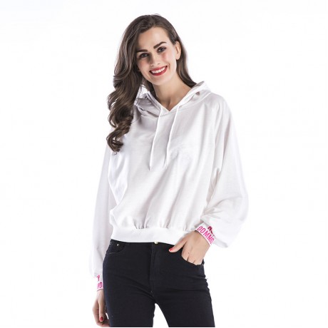 Spring Autumn Women's Long Sleeve Sweatshirt Pullovers Hoodies Blouse Tops(M-XXXL)