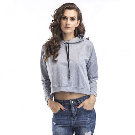 Women Casual Long Sleeve Tops Back Side Split Blouse Pullover Hoodies Sweatershirt(S-XL)