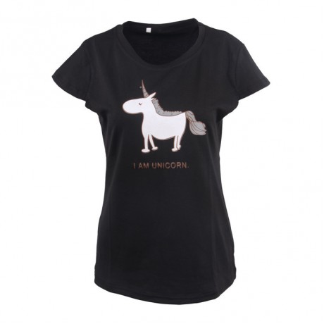 Women Tonics Short Sleeve Unicorn Printed Tee Tops Casual T-Shirt(S-2XL)