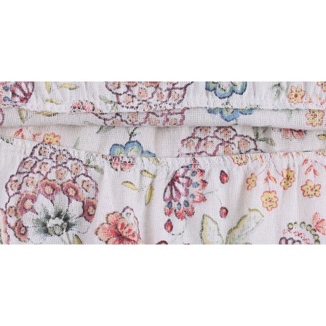 Women's Bohemia Printed Linen Beach Long A-line Skirt(Free Size)