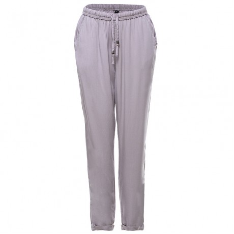 Women's Casual Cotton High Waist Stretchy Pants Solid Slim Long Pants With Pockets(S-XXL)