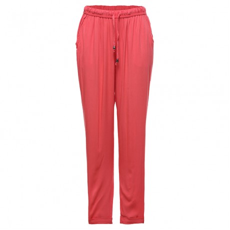 Women's Casual Cotton High Waist Stretchy Pants Solid Slim Long Pants With Pockets(S-XXL)