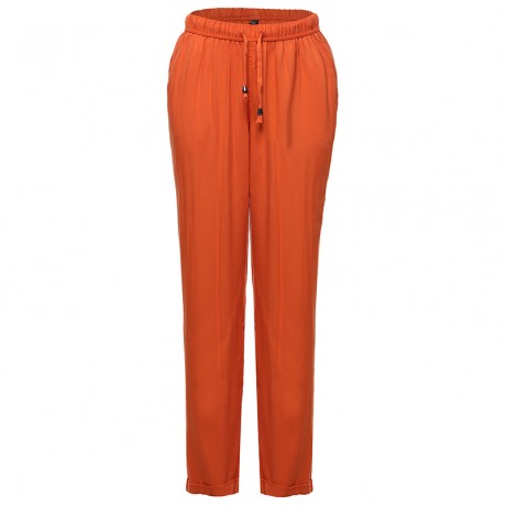 Women's Casual Cotton High Waist Stretchy Pants Solid Slim Long Pants With Pockets(S-XXL)