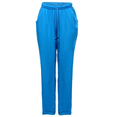 Women's Casual Cotton High Waist Stretchy Pants Solid Slim Long Pants With Pockets(S-XXL)