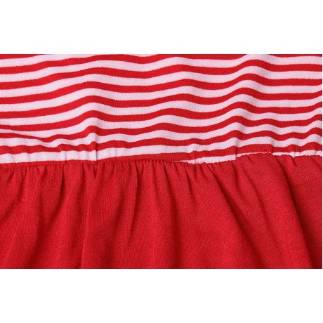 Women's Slim Round Neck Long Dress Sleeveless Stripe Maxi Dresses(S-XXL)