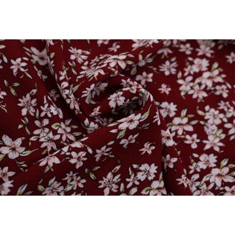 Women's Flare Long Sleeve Floral Off Shoulder Dress Pleated High Waist Swing Midi Dress(S-XXL)