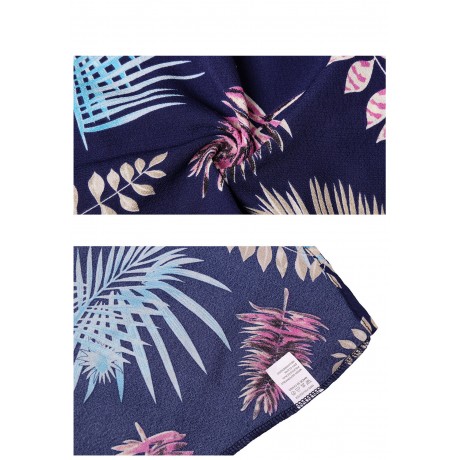 Women's V-Neck Sleeveless T Shirt Casual Floral Ruffled Tank Tops Blouses Vest(S-XL)