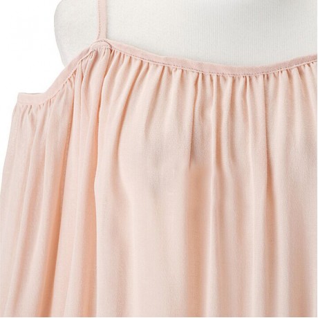 Women's Chiffon Long Sleeve Solid T Shirt Loose Ruffled Cold Shoulder Strap Tops Blouses(S-XXL)