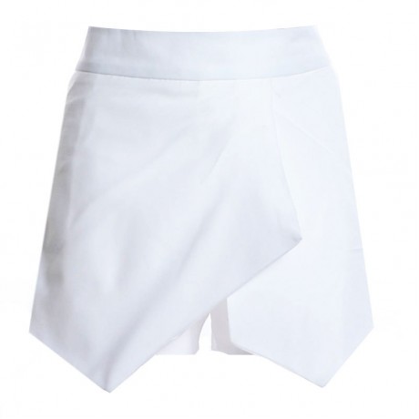 Women's Casual Irregular Pure Color Shorts Summer Pants(S-XL)