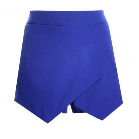 Women's Casual Irregular Pure Color Shorts Summer Pants(S-XL)