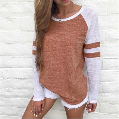 Women's Casual Long Sleeve Loose Tunic Button Blouses Shirt Tops