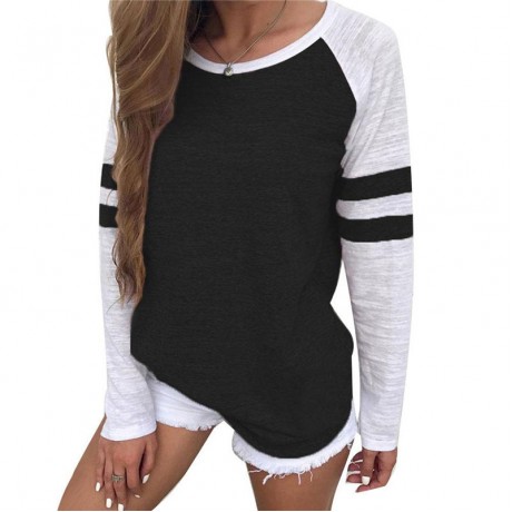 Women's Casual Long Sleeve Loose Tunic Button Blouses Shirt Tops