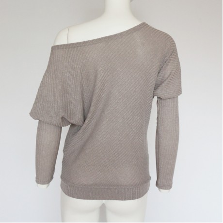 Women's Casual Loose Knit Bat Sleeve Blouse Knitted Sweater Pullover Tops(S-XXXL)