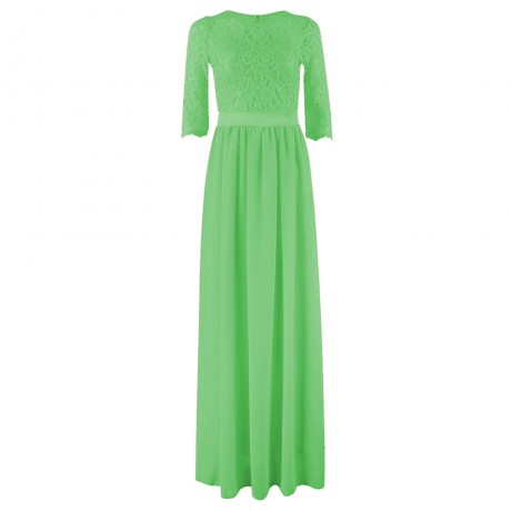 Women Summer Dresses,Chiffon Lace Long Dresses,2018 New