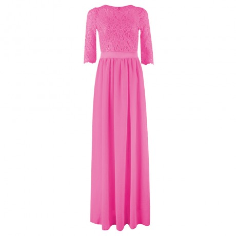 Women Summer Dresses,Chiffon Lace Long Dresses,2018 New