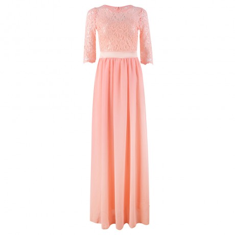 Women Summer Dresses,Chiffon Lace Long Dresses,2018 New
