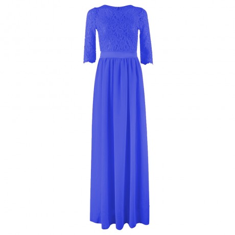 Women Summer Dresses,Chiffon Lace Long Dresses,2018 New