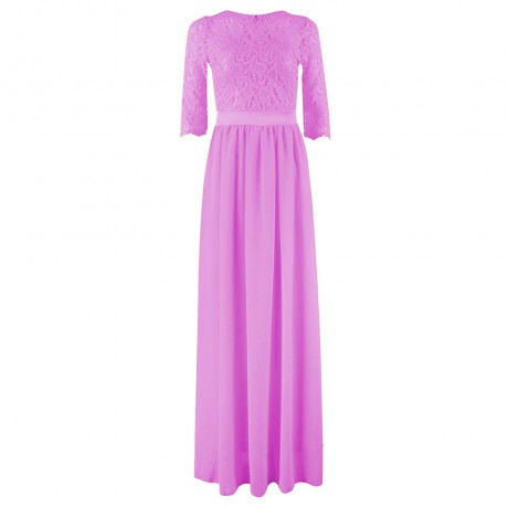 Women Summer Dresses,Chiffon Lace Long Dresses,2018 New