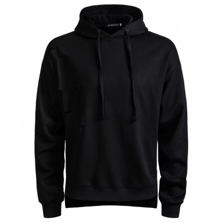 Men's Solide Color Jogging Sweater Suit Full Tracksuit Hole Sports Suit Hoodies Joggers Sets