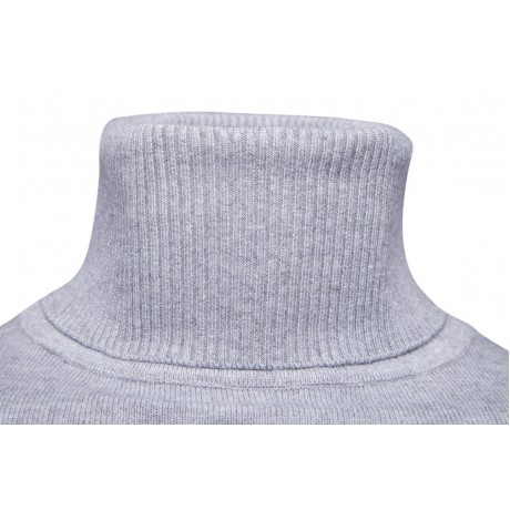  Mens Pullover Slim Fit Sweater High Neck Outwear Winter Warm Knitwear Cable Sweaters