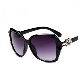 Classic Polarized Women Sunglasses Sparkling Composite Frame 