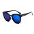 Black with blue