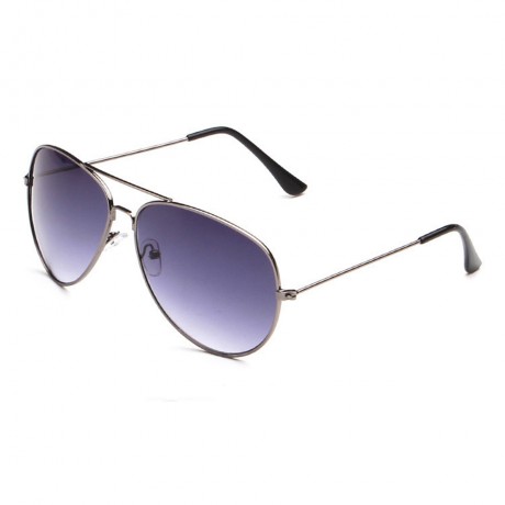 Classic Aviator Mirrored Flat Lens Sunglasses Metal Frame with Spring Hinges Unisex