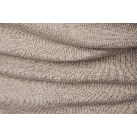 Men's Casual Fashion Pullover Sweater Long Sleeves Color Matching Sweater