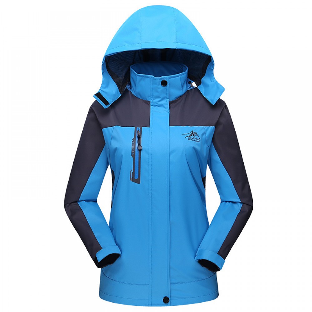Waterproof Rain Jackets Women Men Lightweight Jacket Hood Softshell Coat Hiking