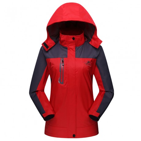 Waterproof Rain Jackets Women Men Lightweight Jacket Hood Softshell Coat Hiking