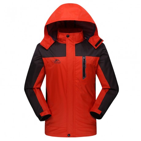 Waterproof Rain Jackets Women Men Lightweight Jacket Hood Softshell Coat Hiking