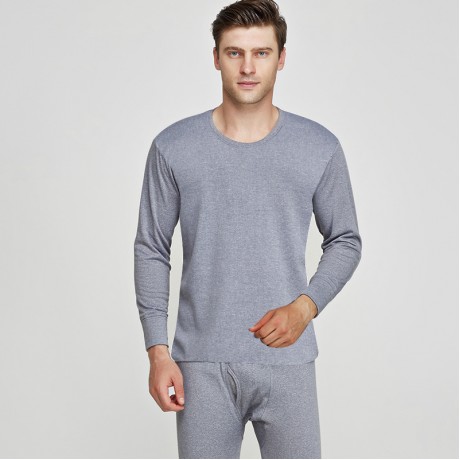 Men's Fashion Ultra Soft Thermal Underwear Long Sleeves Set 