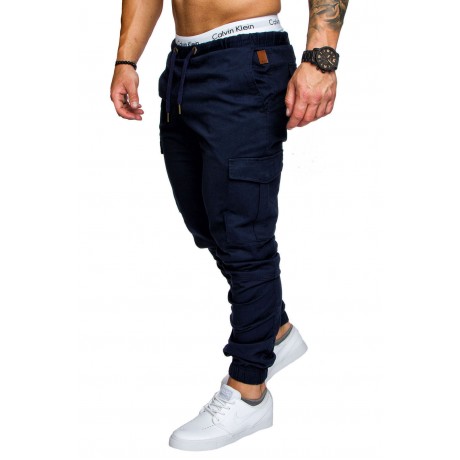 Men Casual Drawstring Pants Loose Sweatpants Harem Pants Fitness Jogging Pants 
