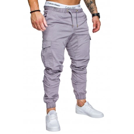 Men Casual Drawstring Pants Loose Sweatpants Harem Pants Fitness Jogging Pants 