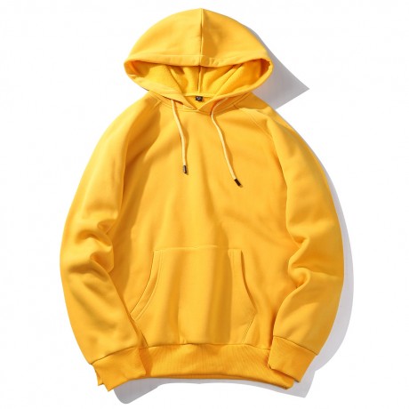  Hooded Shirts for Men Long Sleeved Solid Color Men's Hoodies Sweatshirt with Pocket